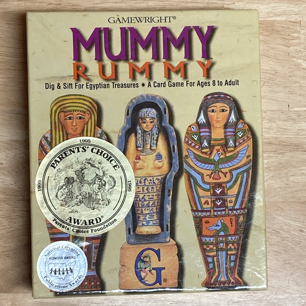 Gamewright Mummy Rummy Card Game NWOT